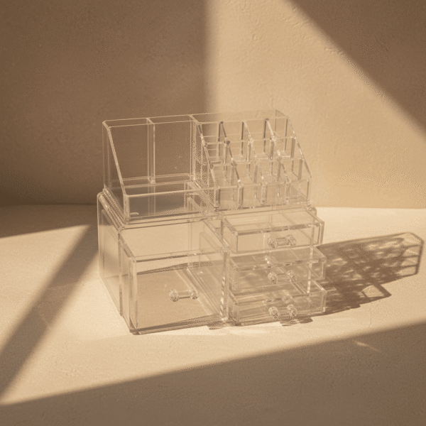 Large Makeup Organizer Box – Modern & Practical Design | Mint LB
