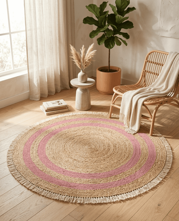 Modern Round Carpet 120x120 – Elegant & Essential for Any Room | Mint LB
