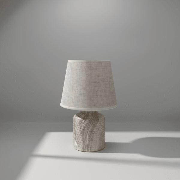 Modern Bedside Lamp - Elegant Beige Accent | Mint LB