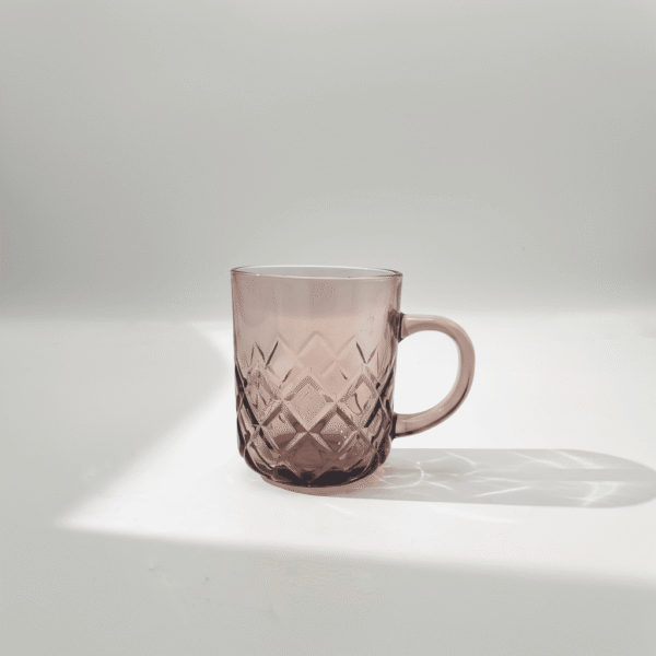6 Piece Glass Cup Set 240ml - Modern & Practical Everyday Glasses | Mint LB