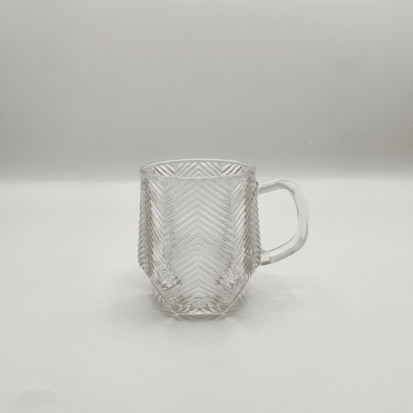 6 Piece Glass Cup Set – Modern & Elegant White | Mint LB