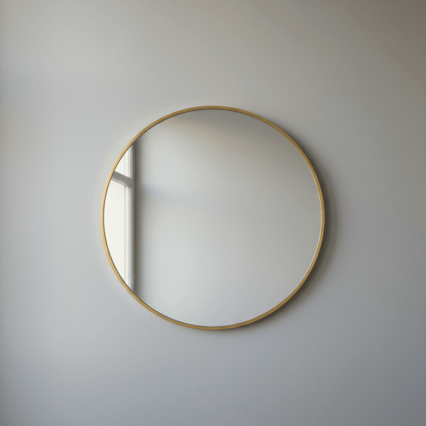 Modern Round Wall 60cm Mirror – Elegant Accent for Any Room | Mint LB