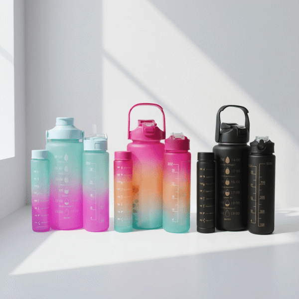 Essential Gradient Reusable Water Bottles – Vibrant, Perfect Hydration