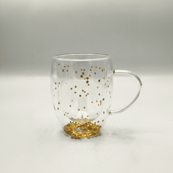 350 ML Glass Cup with Handle – Essential & Practical Design | Mint LB