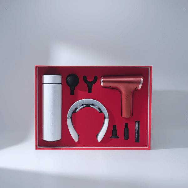 Premium Massage Gift Box – White & Red