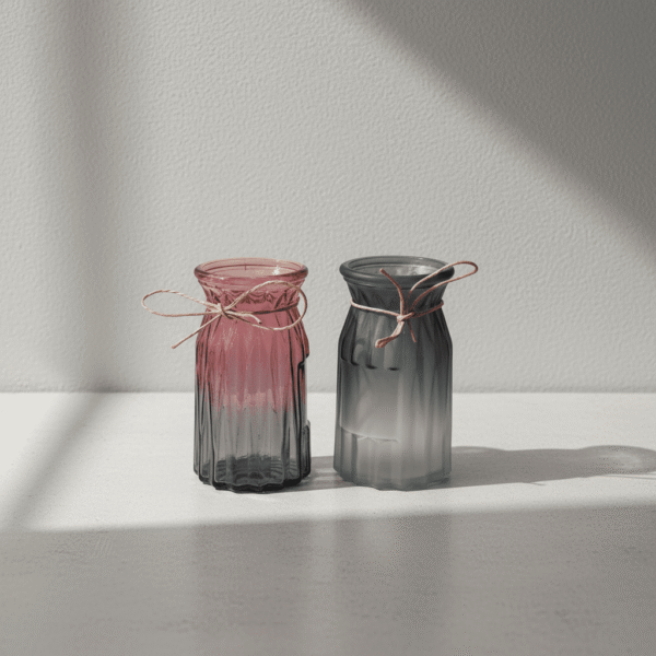 Small Ripple Glass Flower Vase