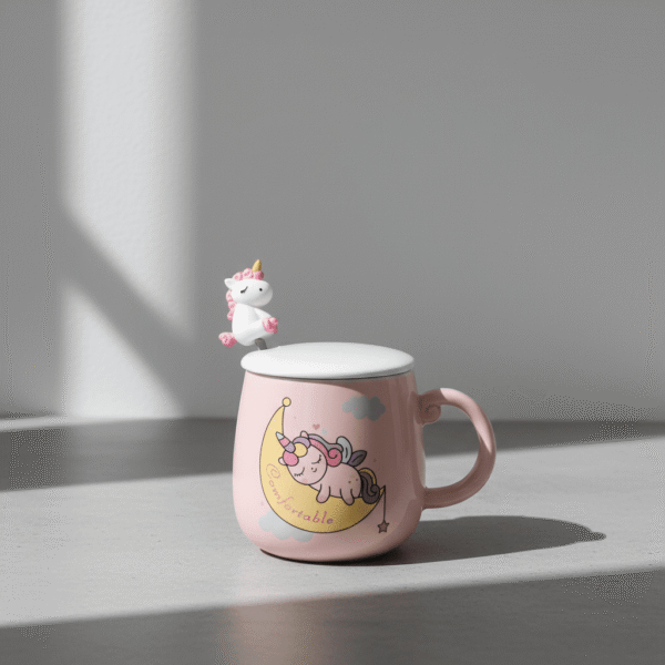 Adorable Pink Unicorn Mug – Perfect Pastel Kids Drinkware
