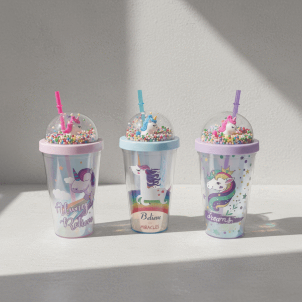 Essential Pastel Unicorn Kids Cup – Magical Sparkle Delight