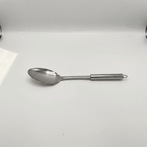 32 cm Rice Spoon with Round Handle – Modern & Practical Silver Utensil | Mint LB