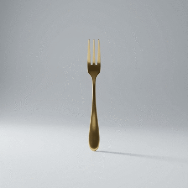 2 Piece Gold Fork Set - Small Size