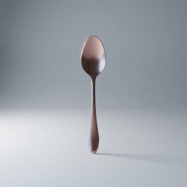 2 Piece Pointed Spoon Bronze Set - Small Size