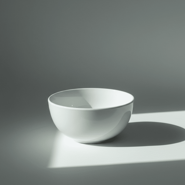 8 Inch Essential Dinnerware Plate - Modern & Elegant White | Mint LB