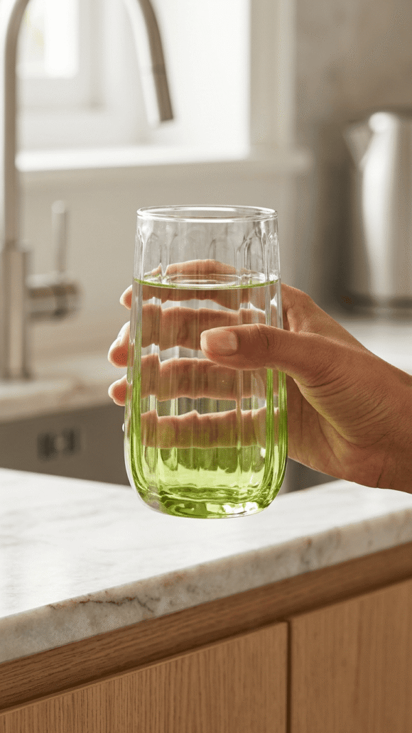 Modern Ribbed Gradient Glass (350 ml)